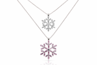 Thumbnail for Astrid Pendant Small - Pink Ceylon Sapphires