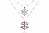 Thumbnail for Astrid Pendant Large - Pink Ceylon Sapphires