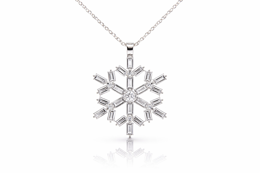 Astrid Pendant Large - Lab Grown Diamonds