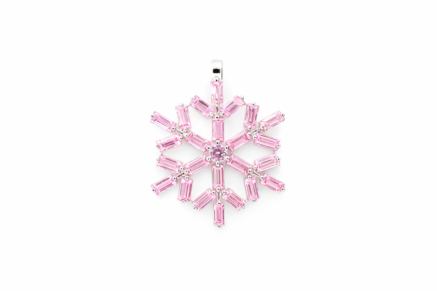 Astrid Pendant Large - Pink Ceylon Sapphires