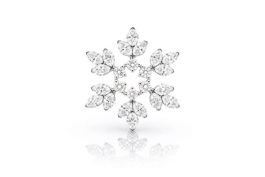 Mère Brooch - Natural Diamonds