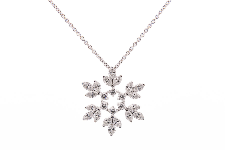 Mère Pendant Large - Natural Diamonds