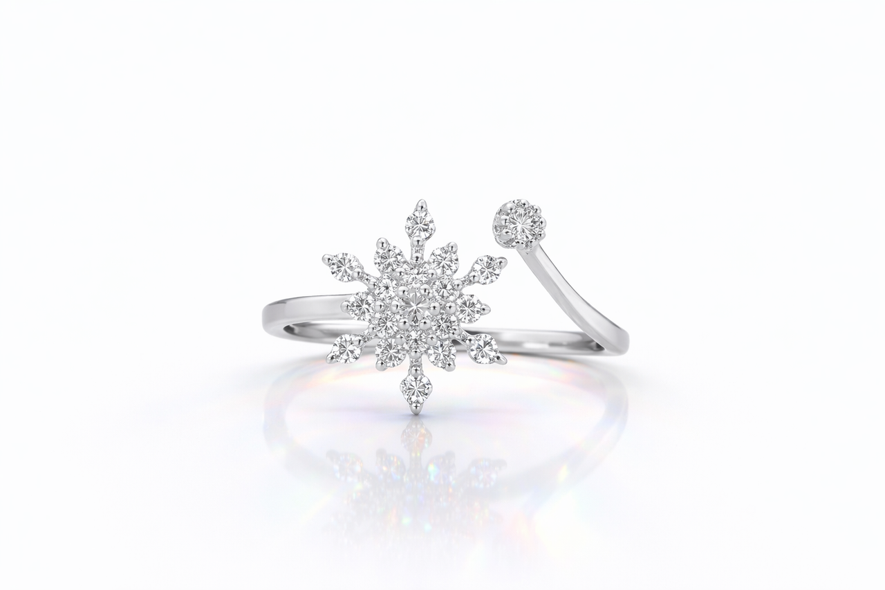 Snowflake Ring One Size