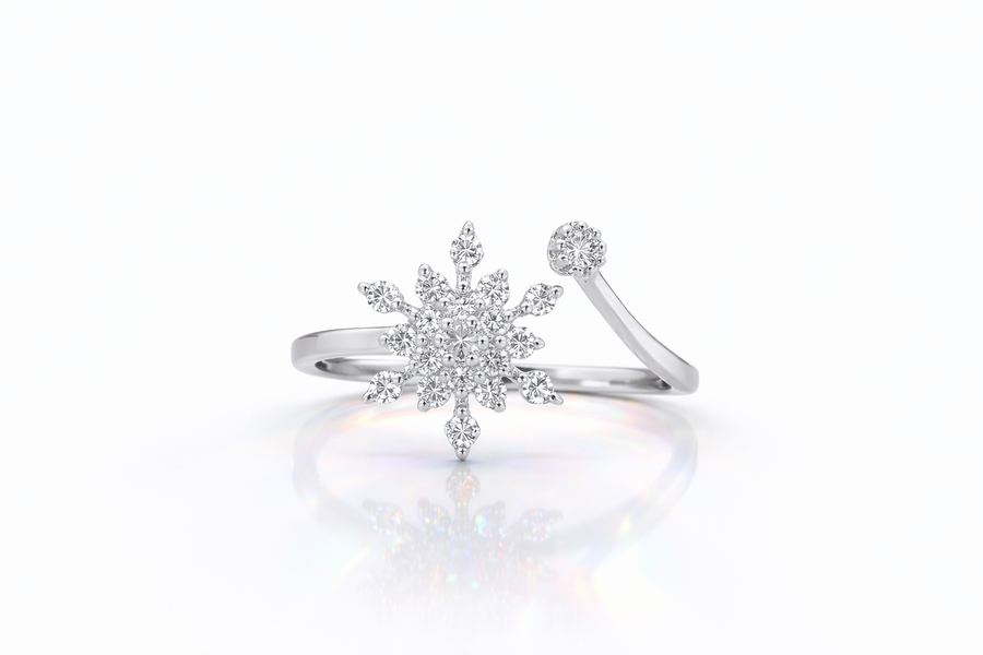 Snowflake Ring One Size